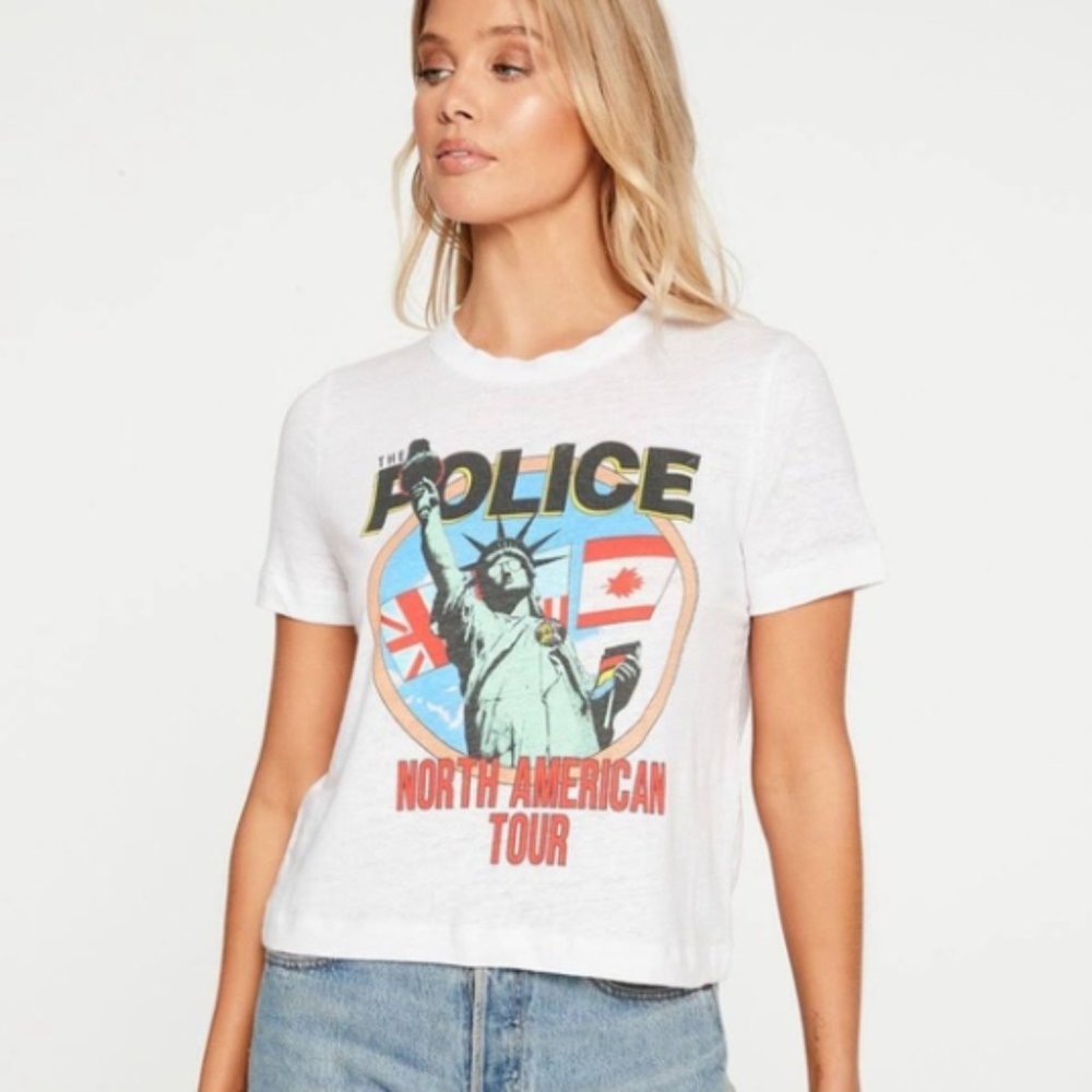 Chaser The Police North American Tour Band Tee NWT